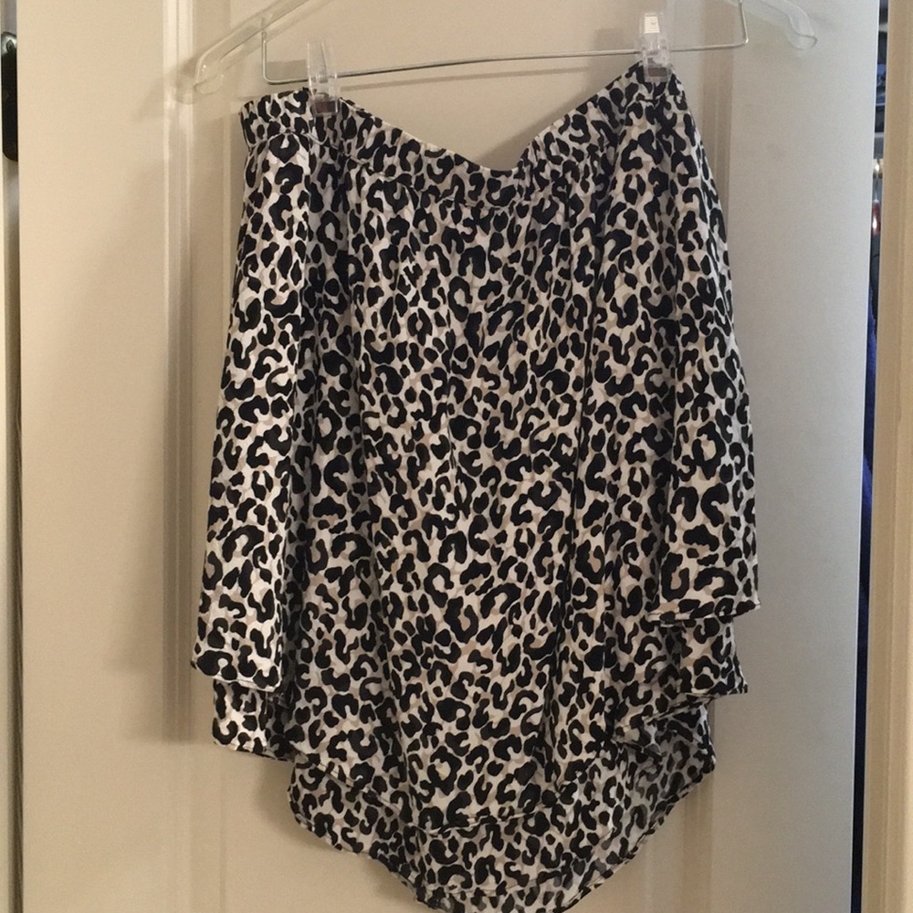 Banana Republic high-low mini skirt, size M